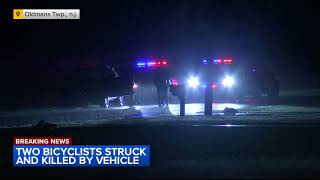 2 bicyclists struck killed by driver in Salem County New Jersey [upl. by Isayg885]