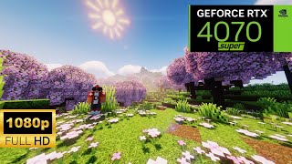 Minecraft  RTX 4070 Super  R7 5700X3D  1080p 7 Shaders Pack [upl. by Lucilla]