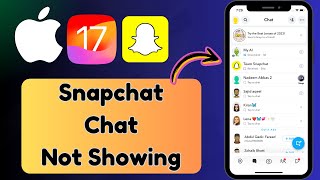 How to Fix Snapchat Messages Not Showing iPhone  How to Fix Chat Not Showing on Snapchat  2024 [upl. by Gesner]