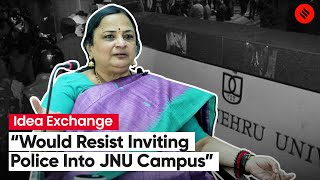 “Inviting Police Into JNU Campus Means I Have Failed” VC Santishree D Pandit [upl. by Aerdnuahs]