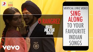 O Rangrez  Bhaag Milkha BhaagOfficial Bollywood LyricsVajid AliJaved BashirYusuf Mohd [upl. by Anairotciv481]