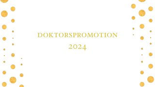 Doktorspromotion vid SLU  SLU doctoral award ceremony 2024 [upl. by Olegnaed11]