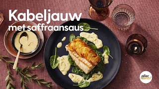 Kerst hoofdgerecht kabeljauw met saffraansaus  Recept  Allerhande [upl. by Larimore]