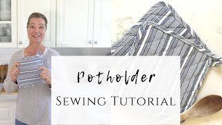 How to Sew Potholders [upl. by Eiromem]