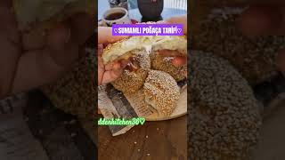 ♡SUSAMLI POĞAÇA TARİFİSESAME PASTRY RECIPEKAHVALTI [upl. by Kinzer]