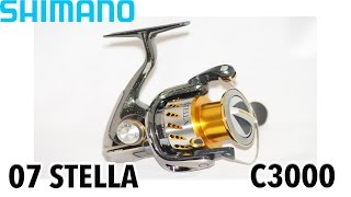 Shimano Spinning Reel USED 07 STELLA C3000 From JAPAN [upl. by Colby971]