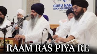 RAAM RAS PIYA RE  Bhai Harcharan Singh khalsa With Ustad Manjeet Singh Goldy Play Tabla [upl. by Aiuqat677]