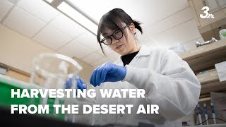 Generate water as you hike the desert UNLV innovates atmospheric water harvesting tech [upl. by Itak]