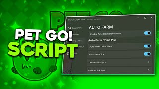 NEW PETS GO Script  Auto Farm Auto Roll Infinite Coins amp More [upl. by Jeanie]