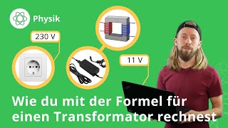 Formel für einen Transformator so rechnest du damit – Physik  Duden Learnattack [upl. by Bohun915]