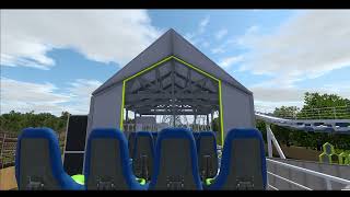 Fury 325 amp Hurler Carowinds Charlotte Recreation by Coastermind [upl. by Anna-Maria]