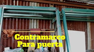 📽️Como hacer un contramarco para puerta de herrería❓ [upl. by Amity704]