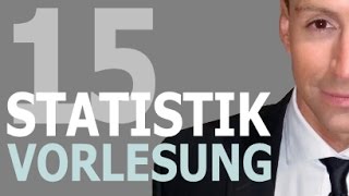 Vorlesung zu Statistik 15 Video [upl. by Helbonnas]