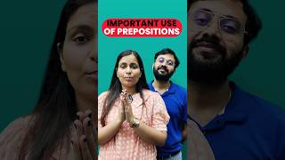 Prepositions को सीखें  फिर कभी नहीं भूलोगे  English with Nimisha Bansal english shorts [upl. by Dnomad]