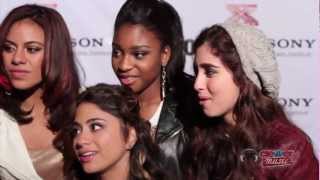 Fifth Harmony Interview X Factor Top 4 Party [upl. by Sixel]