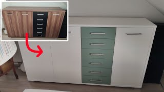 Furnierte Möbel streichen Klar geht das Upcycling Anleitung [upl. by Ragan]