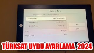 TÜRKSAT 4A OTOMATİK UYDU AYARLAMA 2024 [upl. by Marcelia]