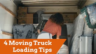 4 Moving Truck Loading Tips [upl. by Omsare]