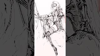 Draw Jeanne Alter sketch shorts [upl. by Lonee]