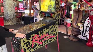 1986 Raven Pinball Machine by Gottlieb jrsauctions [upl. by Aihsile]