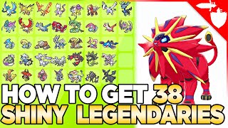 How to Get 38 Shiny Legendary Pokemon amp Shiny Odds  Sword amp Shield Crown Tundra Dynamax Adventures [upl. by Igenia805]