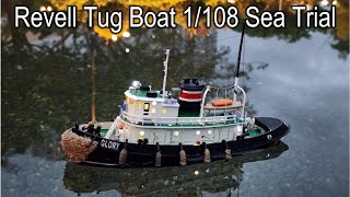 Revell Tug Boat 1108 Sea Trial [upl. by Jonathan]