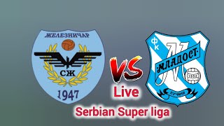 FK Zeleznicar Pancevo vs Mladost Lucani Serbian Super liga football live scores [upl. by Eiramana]