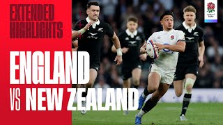 IT WENT DOWN TO THE LAST KICK OF THE GAME  England vs New Zealand  Extended highlights [upl. by Kirsch]