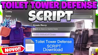 Toilet Tower Defense 🔥 Script  Hack  TRADE SCAM  MACRO FARM  AUTO PLAY PASTEBIN [upl. by Madai969]