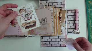 Dear diary Mintay by Karola album pudełkowy wg Scrapkate [upl. by Ram]