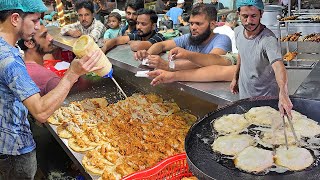 CRISPY BIG PARATHA ROLL  CHICKEN ZINGER PAROTTA ROLL  STREET FOOD KARACHI PAKISTAN  MAYO ROLL [upl. by Adria]