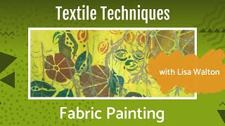 Fabric Painting the Easy Way [upl. by Aivilo]