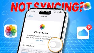 How to Fix iCloud Photos Not Syncing with iPhone Photos App  Sync iCloud Photos on iPhone [upl. by Eerpud]