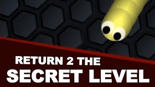 Return to the Slitherio SECRET CREEPY LEVEL SCARY [upl. by Utir]