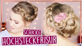 EASY HOCHSTECKFRISUR  Für Mittel amp Lange Haare  MayBePerfect [upl. by Yrakcaz]