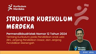 Struktur Muatan Kurikulum Merdeka Menurut Permendikbud Nomor 12 Tahun 2024 [upl. by Clarie770]