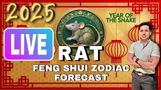 RAT FENG SHUI ZODIAC 2025 FORECAST LIVE [upl. by Ahsaret]