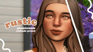 How to Make Sims 4 Look Better  Rustic Reshade Preset ✨ [upl. by Assirt]