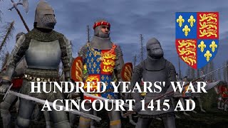 Battle of Agincourt 1415 AD  Hundred Years War [upl. by Ditmore110]