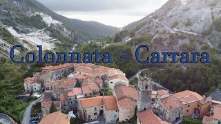 Colonnata  Carrara cinematic drone video [upl. by Elliot817]