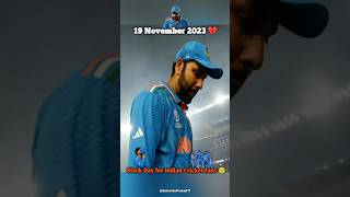 India Lost World Cup Final 2023💔😭19th November Sad Status🥺shorts youtubeshorts indiancricket [upl. by Ewan43]