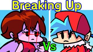 Friday Night Funkin but GF amp BF Breaks Up  HEARTBREAK Vs Girlfriend Full Week  Cutscenes FNF Mod [upl. by Astera]