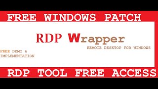 RDP Wrapper TooL is IT SAFE  🔥 Windows Patch  Remotely Connect Pc to Pc [upl. by Oiludbo]