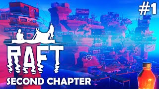 CARAVAN TOWN – RAFT SECOND CHAPTER Gameplay Walkthrough Part 1 Raft Update 12 [upl. by Moe]