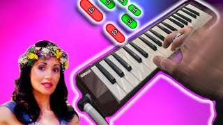 Gilda  No me Arrepiento de este Amor 🎹 MELODICA CUMBIA tutorial melodica♣chan [upl. by Danika114]