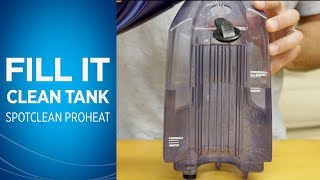 How to Fill the Clean Water Tank on Your SpotClean® [upl. by Anaujahs153]