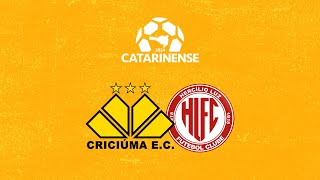 JORNADA ESPORTIVA  CRICIÚMA X HERCÍLIO LUZ  CATARINENSE 2024  17032024 [upl. by Faso517]