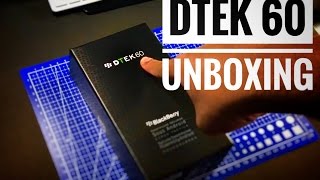 BlackBerry DTEK60 UNBOXING [upl. by Mcnally]