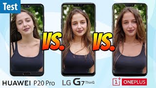 Die beste SmartphoneKamera  P20 Pro LG G7 ThinQ amp OnePlus 6 im Vergleich [upl. by Atlas]