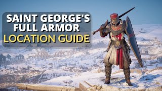 Saint Georges Full Armor Set Location Guide  How to Get it Fast  Assassins Creed Valhalla [upl. by Parlin]